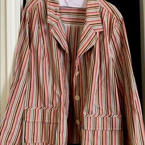 Plus size blazer gently worn